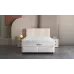 Set Pat Tapitat cu Saltea si Somiera Arden White