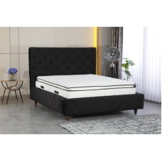 Pat tapitat Praga negru premium