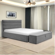 Pat tapitat Tenerife cu bancheta gri