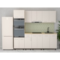 Bucatarie Era Mdf bej 240 cm
