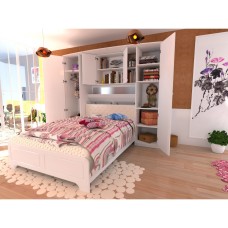 Dormitor Madrid MDF Alb