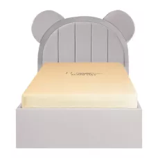 Pat pentru copii tapitat Mickey 140/200 cm