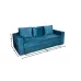 Canapea Extensibilă Vegas Bonell Mini, Albastru Canapea Extensibilă Vegas Bonell Mini, Albastru
