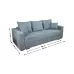 Canapea Extensibilă Claudia Bonell Mini, Gri