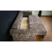 Canapea Extensibilă Elsa Bonell Mini, Maro