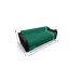 Canapea Extensibila Sally Mini, Verde/Negru