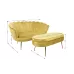 Set Marbella Canapea cu Masuta KJL213, Galben