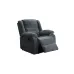 Set canapea cu 2 fotolii sistem recliner Comfort Lux Black, gri