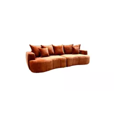 Canapea Extensibilă Amber 3 Caramiziu