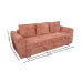 Canapea Extensibilă Lacrima Bonell Max, Cărămiziu