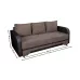 Canapea Extensibilă Corina Memory Max, Maro Canapea Extensibilă Corina Memory Max, Maro
