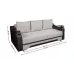 Canapea Extensibilă Sally Bonell Max, Bej Canapea Extensibilă Sally Bonell Max, Bej