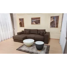Colțar Extensibil Boston Maro - Vega 36 Stânga