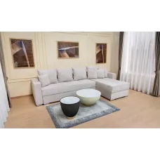 Colțar Extensibil Claudia Mare XXL Bonell Bej Deschis - Aragon 03 