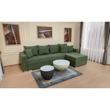 Colțar Extensibil Claudia Mare XXL Memory Verde - Aragon 39