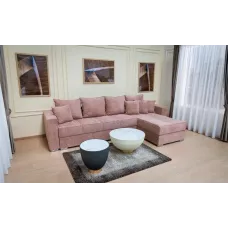 Colțar Extensibil Claudia Mare XXL Bonell Roz - Aragon 62