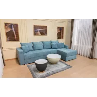 Colțar Extensibil Claudia Mare XXL Bonell Albastru Deschis - Aragon 75 