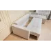 Colțar Extensibil Claudia Mare XXL Memory Bej - Lemon 01