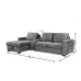 Colțar Extensibil Cremona KF7864-95, Gri Stânga