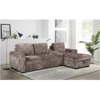 Colțar Extensibil Cremona KF7864-94, Maro Dreapta