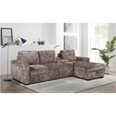 Colțar Extensibil Cremona KF7864-94, Maro Dreapta