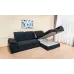 Colțar Extensibil Denver 2 Negru - Vega 70 Dreapta