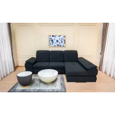 Colțar Extensibil Denver 2 Negru - Vega 70 Dreapta