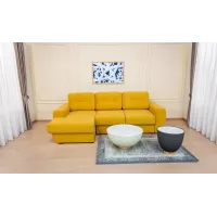 Colțar Extensibil Edison Galben - Vega 13 Stânga