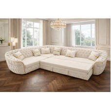 Coltar extensibil bej 300x300 cm