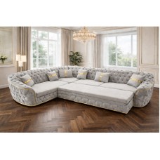 Coltar extensibil gri 300x300 cm