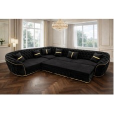 Coltar extensibil negru 300x300 cm