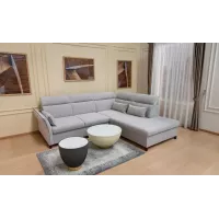 Colțar Extensibil Barry Gri Deschis - Vega 04 Dreapta