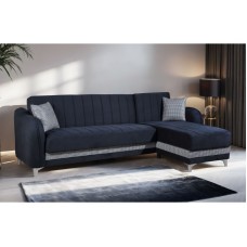 Coltar extensibil Laos Negru/alb