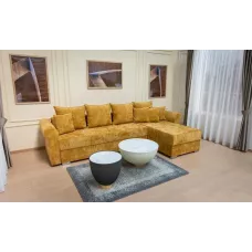 Colțar Extensibil Elsa XXL Bonell Muștar - Kim 5