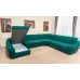 Colțar Extensibil Space XXL Verde - Vega 27 Stânga