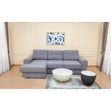 Colțar Extensibil Edison Gri - Vega 10 Stânga