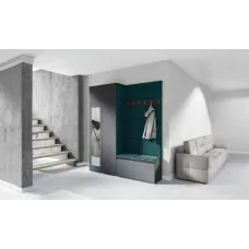 Cuier Hol Max 19, Grafit/ Verde - Trinity 28