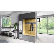 Cuier Hol Max 21, Grafit/ Galben - Trinity 18