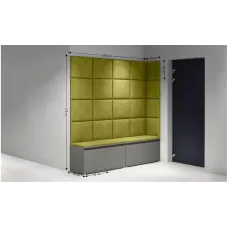 Cuier Hol Max 3, Grafit/ Verde - Trinity 12