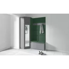 Cuier Hol Max 37, Grafit/Verde - Trinity 28