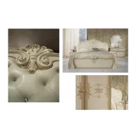 Dormitor Clasic Tolouse Beige cu Dulap 4 Uși