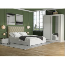 Dormitor Daria bej Dressing Oglinda 150 cm