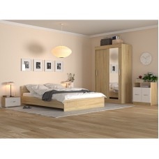 Dormitor Era Sonoma Dressing Oglinda +Comoda Tv