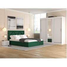 Dormitor Royal Verde Dressing cu oglinda 190 cm