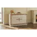 Dormitor Clasic New Grace Gold cu Dulap 6 Uși