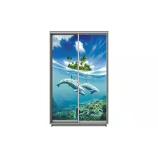 Dulap Print 2 Usi 1719, L100 x H220 x A60