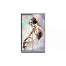 Dulap Print 2 Usi 1048, L100 x H220 x A60