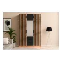 Dulap Bali Lux 3 Usi cu Riflaj și Suprapozabil