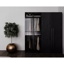 Dressing modern SAN REMO NEGRU cu iluminare LED