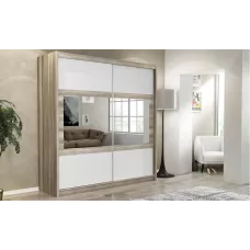 Dulap Salwador Usi Glisante Canyon cu Oglinda 203 cm